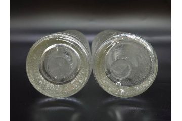 大正〜昭和初期　レトロ　エンボス　空間のアクセントになるガラス瓶7点セット(大日本麦酒株式会社、和ガラス、硝子、ビン、ボトル、花瓶、花入、花生、花器、一輪挿し)(R-082932)