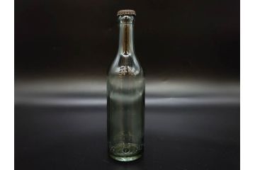 大正〜昭和初期　レトロ　エンボス　空間のアクセントになるガラス瓶7点セット(大日本麦酒株式会社、和ガラス、硝子、ビン、ボトル、花瓶、花入、花生、花器、一輪挿し)(R-082932)