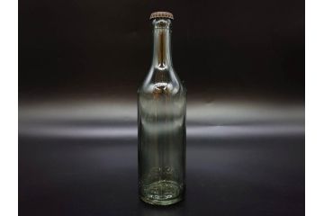 大正〜昭和初期　レトロ　エンボス　空間のアクセントになるガラス瓶7点セット(大日本麦酒株式会社、和ガラス、硝子、ビン、ボトル、花瓶、花入、花生、花器、一輪挿し)(R-082932)