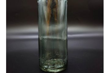 大正〜昭和初期　レトロ　エンボス　空間のアクセントになるガラス瓶7点セット(大日本麦酒株式会社、和ガラス、硝子、ビン、ボトル、花瓶、花入、花生、花器、一輪挿し)(R-082932)
