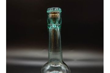 大正〜昭和初期　レトロ　エンボス　空間のアクセントになるガラス瓶7点セット(大日本麦酒株式会社、和ガラス、硝子、ビン、ボトル、花瓶、花入、花生、花器、一輪挿し)(R-082932)