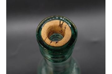 大正〜昭和初期　レトロ　エンボス　空間のアクセントになるガラス瓶7点セット(大日本麦酒株式会社、和ガラス、硝子、ビン、ボトル、花瓶、花入、花生、花器、一輪挿し)(R-082932)
