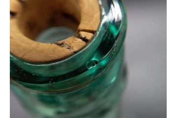 大正〜昭和初期　レトロ　エンボス　空間のアクセントになるガラス瓶7点セット(大日本麦酒株式会社、和ガラス、硝子、ビン、ボトル、花瓶、花入、花生、花器、一輪挿し)(R-082932)