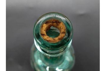 大正〜昭和初期　レトロ　エンボス　空間のアクセントになるガラス瓶7点セット(大日本麦酒株式会社、和ガラス、硝子、ビン、ボトル、花瓶、花入、花生、花器、一輪挿し)(R-082932)