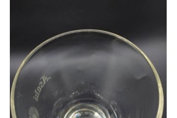 戦前　当時物　アサヒ生ビール　レトロなデザインがおしゃれなグラス4客&ピッチャーセット(ジョッキ、コップ、水差し、ジャグ、ウォーターポット、硝子、ガラス)(R-082933)