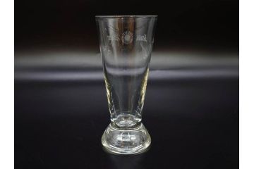 戦前　当時物　アサヒ生ビール　レトロなデザインがおしゃれなグラス4客&ピッチャーセット(ジョッキ、コップ、水差し、ジャグ、ウォーターポット、硝子、ガラス)(R-082933)