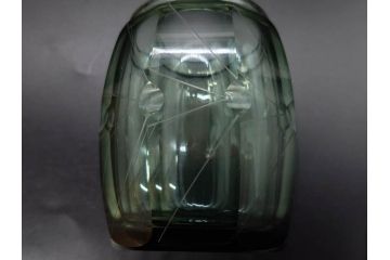 戦前　当時物　ガラス　切子　エナメル　グラス　どこか懐かしさを感じるコップなど5点セット(花、小物入れ、硝子、和ガラス)(R-082934)