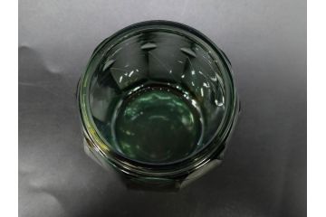 戦前　当時物　ガラス　切子　エナメル　グラス　どこか懐かしさを感じるコップなど5点セット(花、小物入れ、硝子、和ガラス)(R-082934)