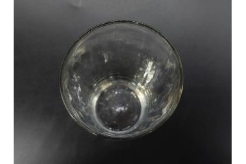 戦前　当時物　ガラス　切子　エナメル　グラス　どこか懐かしさを感じるコップなど5点セット(花、小物入れ、硝子、和ガラス)(R-082934)