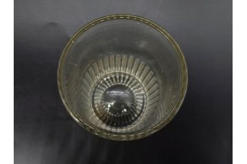 戦前　当時物　ガラス　切子　エナメル　グラス　どこか懐かしさを感じるコップなど5点セット(花、小物入れ、硝子、和ガラス)(R-082934)
