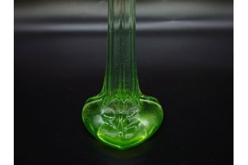 戦前　当時物　ウランガラス　フマキラー　レトロな佇まいのガラス瓶など6点セット(ビン、一輪挿し、花瓶、花入、花生、花器、硝子、和ガラス)(R-082935)