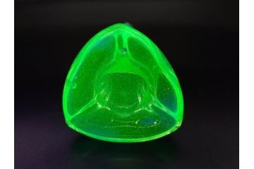 戦前　当時物　ウランガラス　フマキラー　レトロな佇まいのガラス瓶など6点セット(ビン、一輪挿し、花瓶、花入、花生、花器、硝子、和ガラス)(R-082935)