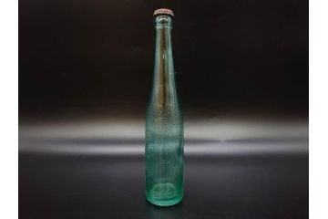 戦前　当時物　ウランガラス　フマキラー　レトロな佇まいのガラス瓶など6点セット(ビン、一輪挿し、花瓶、花入、花生、花器、硝子、和ガラス)(R-082935)