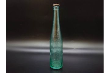 戦前　当時物　ウランガラス　フマキラー　レトロな佇まいのガラス瓶など6点セット(ビン、一輪挿し、花瓶、花入、花生、花器、硝子、和ガラス)(R-082935)