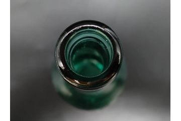 戦前　当時物　ウランガラス　フマキラー　レトロな佇まいのガラス瓶など6点セット(ビン、一輪挿し、花瓶、花入、花生、花器、硝子、和ガラス)(R-082935)