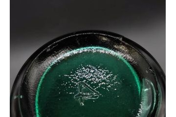 戦前　当時物　ウランガラス　フマキラー　レトロな佇まいのガラス瓶など6点セット(ビン、一輪挿し、花瓶、花入、花生、花器、硝子、和ガラス)(R-082935)
