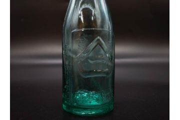 戦前　当時物　ウランガラス　フマキラー　レトロな佇まいのガラス瓶など6点セット(ビン、一輪挿し、花瓶、花入、花生、花器、硝子、和ガラス)(R-082935)
