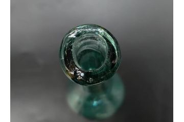 戦前　当時物　ウランガラス　フマキラー　レトロな佇まいのガラス瓶など6点セット(ビン、一輪挿し、花瓶、花入、花生、花器、硝子、和ガラス)(R-082935)