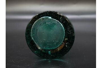 戦前　当時物　ウランガラス　フマキラー　レトロな佇まいのガラス瓶など6点セット(ビン、一輪挿し、花瓶、花入、花生、花器、硝子、和ガラス)(R-082935)