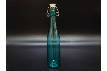戦前　当時物　ウランガラス　フマキラー　レトロな佇まいのガラス瓶など6点セット(ビン、一輪挿し、花瓶、花入、花生、花器、硝子、和ガラス)(R-082935)