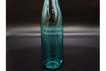 戦前　当時物　ウランガラス　フマキラー　レトロな佇まいのガラス瓶など6点セット(ビン、一輪挿し、花瓶、花入、花生、花器、硝子、和ガラス)(R-082935)