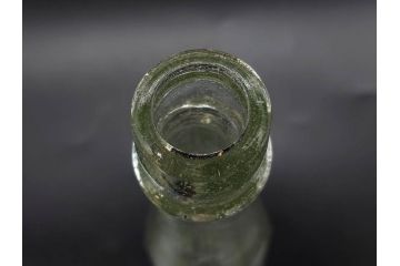 戦前　当時物　ウランガラス　フマキラー　レトロな佇まいのガラス瓶など6点セット(ビン、一輪挿し、花瓶、花入、花生、花器、硝子、和ガラス)(R-082935)