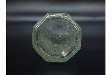 戦前　当時物　ウランガラス　フマキラー　レトロな佇まいのガラス瓶など6点セット(ビン、一輪挿し、花瓶、花入、花生、花器、硝子、和ガラス)(R-082935)