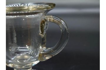 戦前　当時物　切子　アイスクリーム　氷コップ　レトロな雰囲気漂うグラスなど6点セット(デザートカップ、ミニボウル、深皿、小鉢、硝子、ガラス)(R-082938)