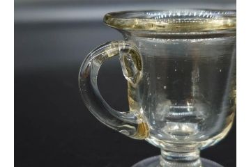 戦前　当時物　切子　アイスクリーム　氷コップ　レトロな雰囲気漂うグラスなど6点セット(デザートカップ、ミニボウル、深皿、小鉢、硝子、ガラス)(R-082938)