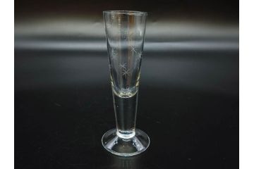戦前　当時物　切子　アイスクリーム　氷コップ　レトロな雰囲気漂うグラスなど6点セット(デザートカップ、ミニボウル、深皿、小鉢、硝子、ガラス)(R-082938)