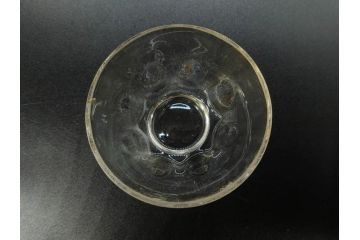 戦前　当時物　切子　アイスクリーム　氷コップ　レトロな雰囲気漂うグラスなど6点セット(デザートカップ、ミニボウル、深皿、小鉢、硝子、ガラス)(R-082938)