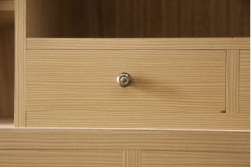 中古　美品　大阪泉州桐箪笥　特注　汚れが付きにくいメラミン化粧板を使った総桐箪笥・上段(総桐たんす、和たんす、和タンス、収納箪笥、衣装箪笥、チェスト、引き出し)(R-081760)