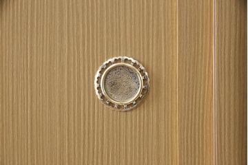中古　美品　大阪泉州桐箪笥　特注　汚れが付きにくいメラミン化粧板を使った総桐箪笥・上段(総桐たんす、和たんす、和タンス、収納箪笥、衣装箪笥、チェスト、引き出し)(R-081760)
