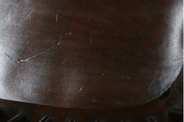 中古　美品　松本民芸家具　509C型　美しいシルエットが目を引くウィンザーチェア(ウインザーチェア、アームチェア、板座チェア、椅子、イス)(定価約17万円)(R-082956)