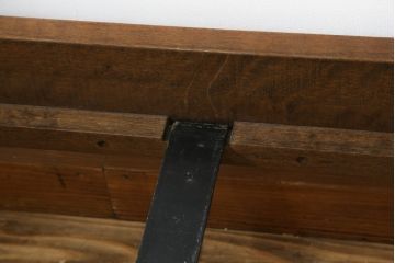 中古　DREXEL HERITAGE(ドレクセルヘリテイジ)　Touraine(ツーレイン)　重厚感と美しさを兼ね備えたクラシカルデザインのベッドフレーム(セミダブル)(R-082957)