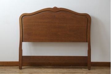 中古　DREXEL HERITAGE(ドレクセルヘリテイジ)　Touraine(ツーレイン)　重厚感と美しさを兼ね備えたクラシカルデザインのベッドフレーム(セミダブル)(R-082957)