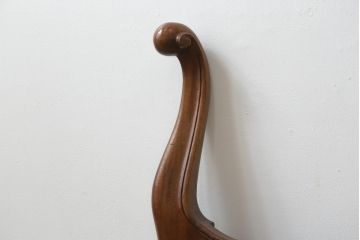 中古　DREXEL HERITAGE(ドレクセルヘリテイジ)　Touraine(ツーレイン)　重厚感と美しさを兼ね備えたクラシカルデザインのベッドフレーム(セミダブル)(R-082957)