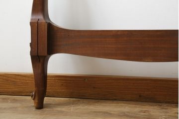 中古　DREXEL HERITAGE(ドレクセルヘリテイジ)　Touraine(ツーレイン)　重厚感と美しさを兼ね備えたクラシカルデザインのベッドフレーム(セミダブル)(R-082957)