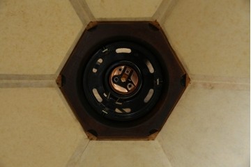 和製ビンテージ　松本民芸家具　落ち着いた色味で和モダンスタイルにぴったりな吊り下げ照明　(R-082958)