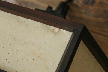 和製ビンテージ　松本民芸家具　落ち着いた色味で和モダンスタイルにぴったりな吊り下げ照明　(R-082958)