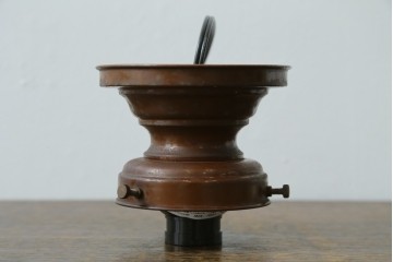 和製アンティーク　希少デザイン　襞(ひだ)模様が可愛らしい小さな天井照明　(R-082960)