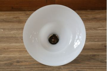 和製ビンテージ　昭和中期　レトロな雰囲気とシンプルなデザインが魅力の天井照明(ペンダントライト、吊り下げ照明、電笠、ヴィンテージ)(R-082961)