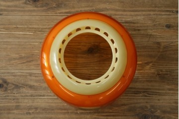 和製ビンテージ　昭和レトロ　ナショナル製　松下電工株式会社　レトロでポップな可愛らしい天井照明　(R-082962)