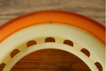 和製ビンテージ　昭和レトロ　ナショナル製　松下電工株式会社　レトロでポップな可愛らしい天井照明　(R-082962)