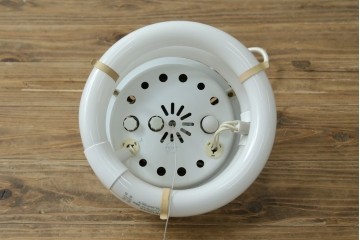 和製ビンテージ　昭和レトロ　ナショナル製　松下電工株式会社　レトロでポップな可愛らしい天井照明　(R-082962)