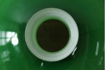 和製ビンテージ　大正ロマンデザイン　切子　お部屋に心地よい彩を添えるペンダントライト(ランプシェード、天井照明、吊り下げ照明、ヴィンテージ)(R-082964)