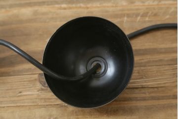 ドイツアンティーク　希少　美品　Bauhaus(バウハウス)　オリジナル　KAISER idell(カイザー・イデル)6663　インダストリアルデザインが魅力的なペンダントライト(ランプシェード、天井照明、吊り下げ照明)(R-082967)