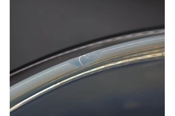 戦前　当時物　乳白ぼかし　柔らかい色合いに惹かれるキャンディポット(菓子器、キャニスター、蓋物、ボンボニエール、小物入れ、硝子、ガラス)(R-082970)