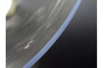 戦前　当時物　乳白ぼかし　柔らかい色合いに惹かれるキャンディポット(菓子器、キャニスター、蓋物、ボンボニエール、小物入れ、硝子、ガラス)(R-082970)