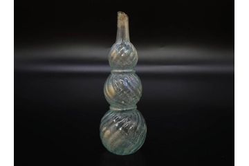 大正〜昭和初期　ニッキ水瓶　時代を重ねた味わいあるガラス瓶7点セット(ラムネ瓶、硝子、ビン、花器、花生、花入、フラワーベース、一輪挿し)(R-082972)